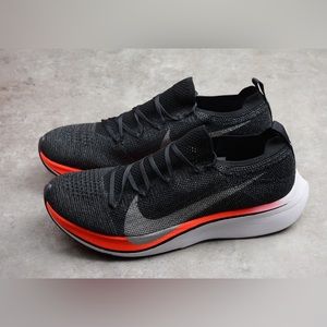 Nike Zoom VaporFly 4% Flyknit Black-White/Bright Crimson men 6.5 women 8